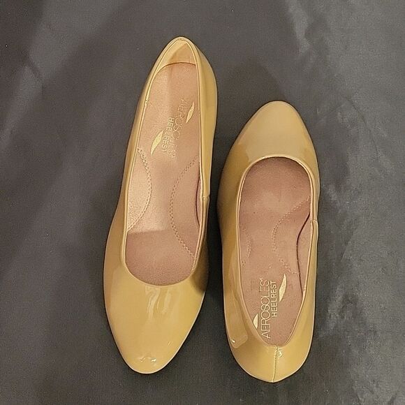 BRAND NEW AEROSOLES LOW BLOCK HEEL ROUND TOE SLIP-ON WOMEN"S SHOE - Picture 4 of 16